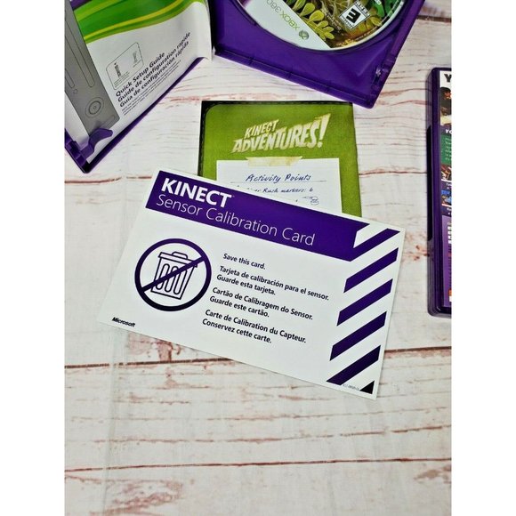 Lot Of 2 Xbox 360 Live Kinect Adventures And Sports Video Game Bundle - Picture 8 of 12